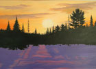 Pharaoh Lake Marsh  - Winter Sunset